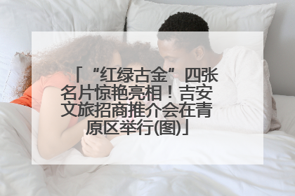 “红绿古金”四张名片惊艳亮相！吉安文旅招商推介会在青原区举行(图)