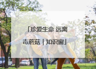 珍爱生命 远离毒蘑菇｜知识窗