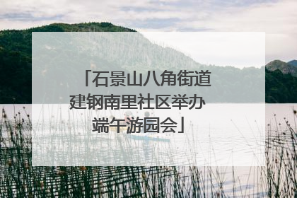 石景山八角街道建钢南里社区举办端午游园会