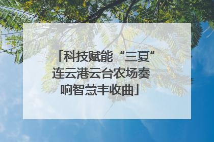 科技赋能“三夏” 连云港云台农场奏响智慧丰收曲