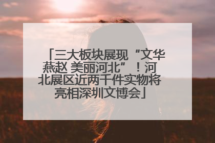 三大板块展现“文华燕赵 美丽河北”！河北展区近两千件实物将亮相深圳文博会
