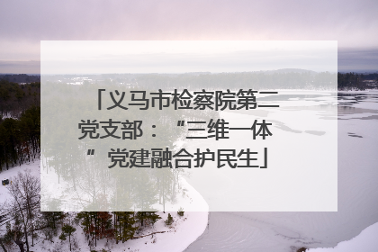 义马市检察院第二党支部：“三维一体”党建融合护民生