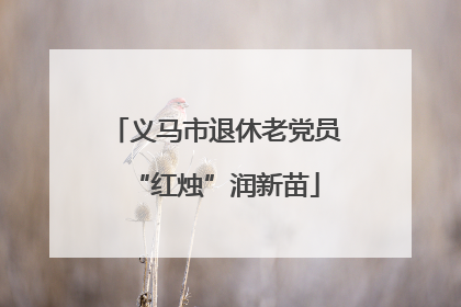 义马市退休老党员“红烛”润新苗
