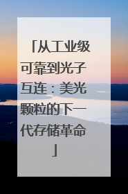 从工业级可靠到光子互连：美光颗粒的下一代存储革命