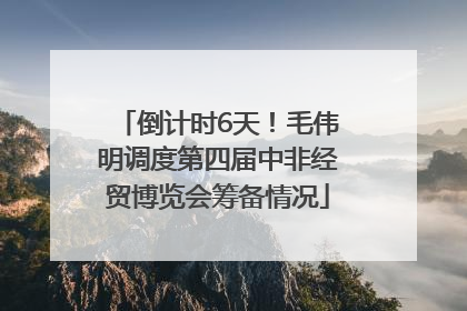 倒计时6天！毛伟明调度第四届中非经贸博览会筹备情况
