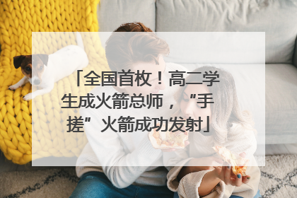 全国首枚！高二学生成火箭总师，“手搓”火箭成功发射