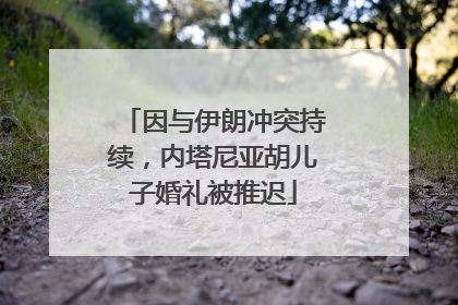 因与伊朗冲突持续，内塔尼亚胡儿子婚礼被推迟