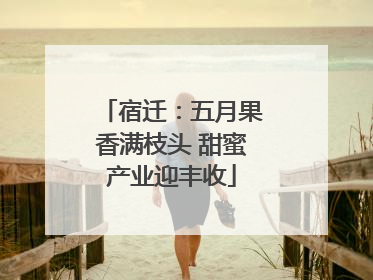 宿迁：五月果香满枝头 甜蜜产业迎丰收