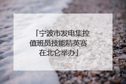 宁波市发电集控值班员技能精英赛在北仑举办