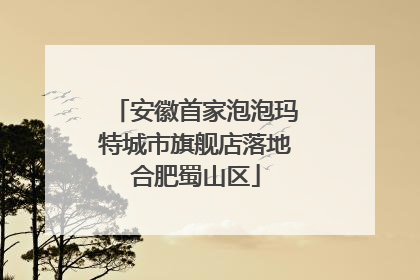 安徽首家泡泡玛特城市旗舰店落地合肥蜀山区