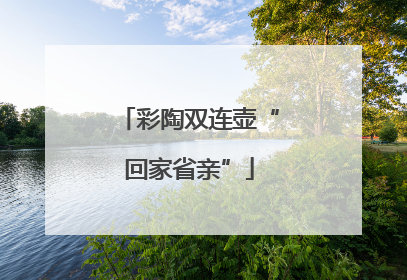 彩陶双连壶“回家省亲”