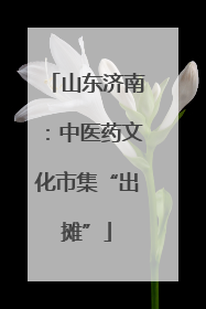 山东济南：中医药文化市集“出摊”