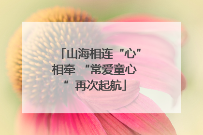 山海相连“心”相牵 “常爱童心”再次起航