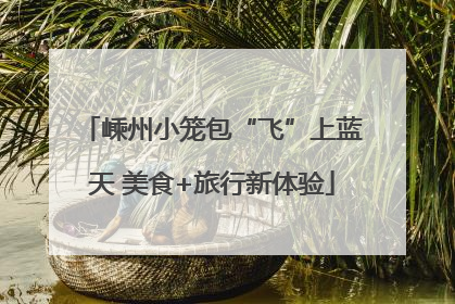 嵊州小笼包“飞”上蓝天 美食+旅行新体验
