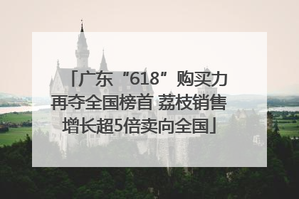 广东“618”购买力再夺全国榜首 荔枝销售增长超5倍卖向全国