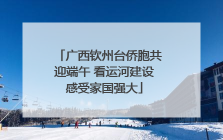 广西钦州台侨胞共迎端午 看运河建设感受家国强大