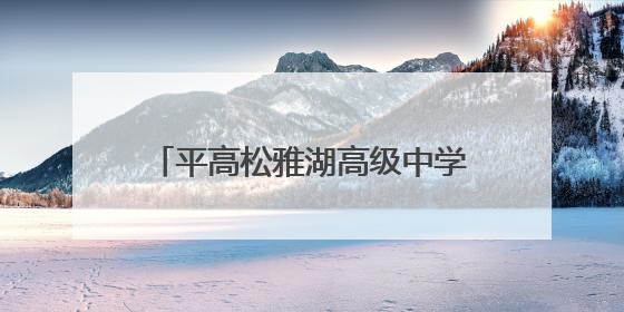 平高松雅湖高级中学：AI赋能，让每个孩子都是“重点学生”