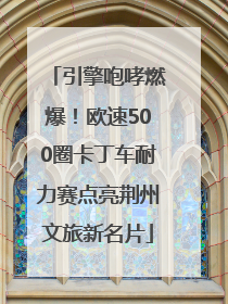 引擎咆哮燃爆！欧速500圈卡丁车耐力赛点亮荆州文旅新名片