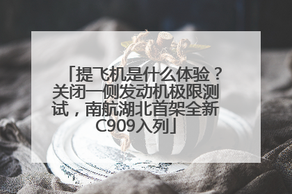 提飞机是什么体验？关闭一侧发动机极限测试，南航湖北首架全新C909入列