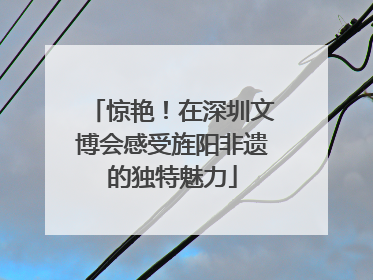 惊艳！在深圳文博会感受旌阳非遗的独特魅力