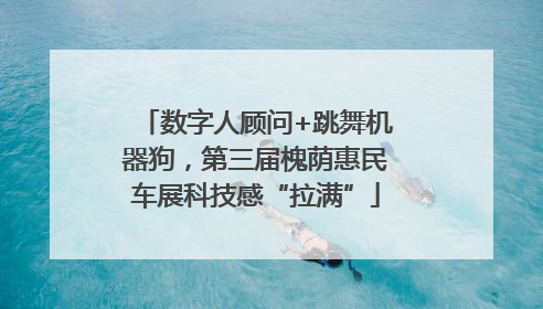 数字人顾问+跳舞机器狗，第三届槐荫惠民车展科技感“拉满”