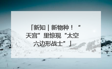新知｜新物种！“天宫”里惊现“太空六边形战士”