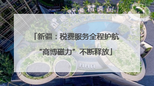 新疆：税费服务全程护航 “商博磁力”不断释放