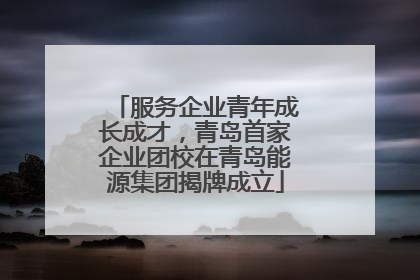 服务企业青年成长成才，青岛首家企业团校在青岛能源集团揭牌成立