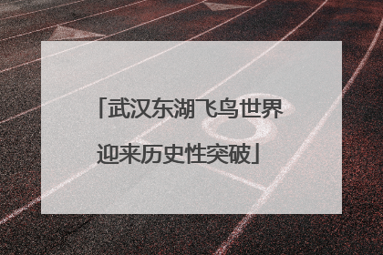 武汉东湖飞鸟世界迎来历史性突破