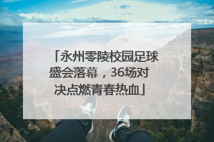 永州零陵校园足球盛会落幕，36场对决点燃青春热血