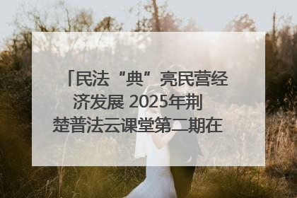 民法“典”亮民营经济发展 2025年荆楚普法云课堂第二期在武汉客厅开讲