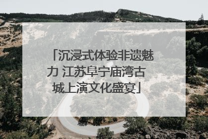 沉浸式体验非遗魅力 江苏阜宁庙湾古城上演文化盛宴