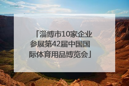淄博市10家企业参展第42届中国国际体育用品博览会