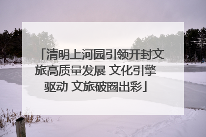 清明上河园引领开封文旅高质量发展 文化引擎驱动 文旅破圈出彩