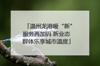 温州龙港暖“新”服务再加码 新业态群体乐享城市温度