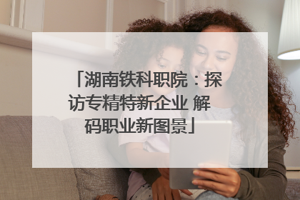湖南铁科职院：探访专精特新企业 解码职业新图景