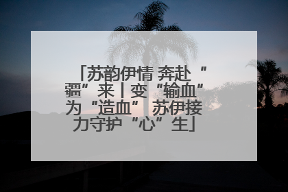 苏韵伊情 奔赴“疆”来丨变“输血”为“造血” 苏伊接力守护“心”生