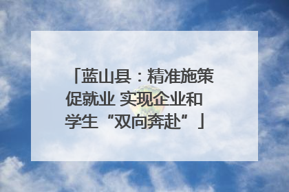 蓝山县：精准施策促就业 实现企业和学生“双向奔赴”