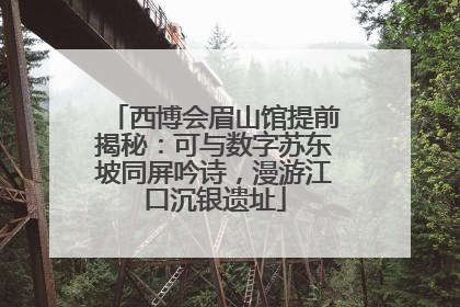 西博会眉山馆提前揭秘：可与数字苏东坡同屏吟诗，漫游江口沉银遗址