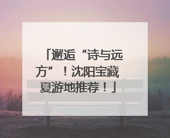 邂逅“诗与远方”！沈阳宝藏夏游地推荐！