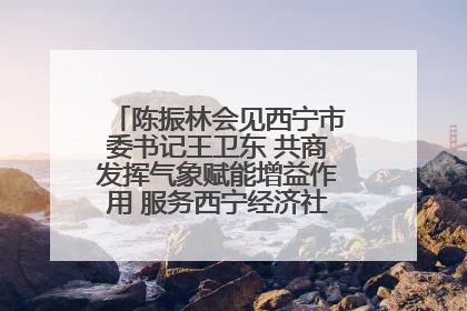 陈振林会见西宁市委书记王卫东 共商发挥气象赋能增益作用 服务西宁经济社会高质量发展