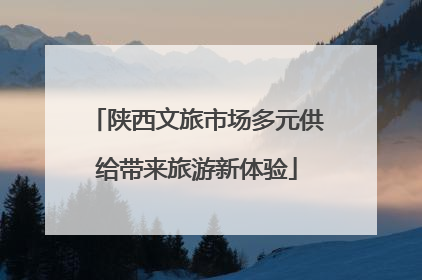 陕西文旅市场多元供给带来旅游新体验