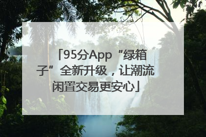 95分App“绿箱子”全新升级，让潮流闲置交易更安心